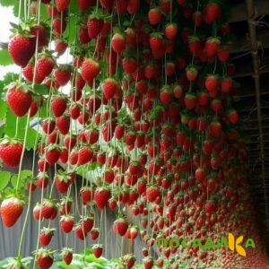 Клубника ампельная Анастасия купить по цене от 370р. в интернет-магазине «Посадика» с доставкой почтой в в Советскийе и по всей России – [изображение №1].